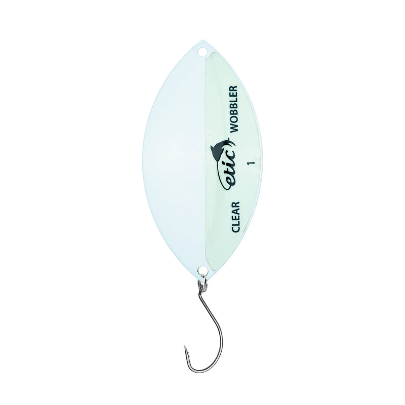 Load image into Gallery viewer, CLEAR WOBBLER SPOON WHITE / TAPE SERIES