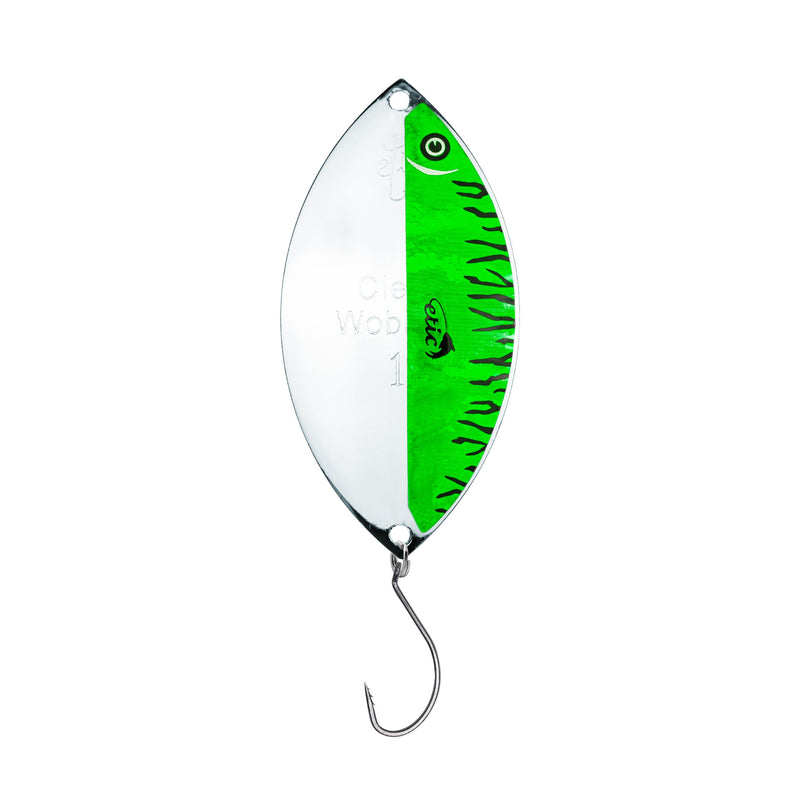 Load image into Gallery viewer, CLEAR WOBBLER SPOON NICKEL / TAPE SERIES