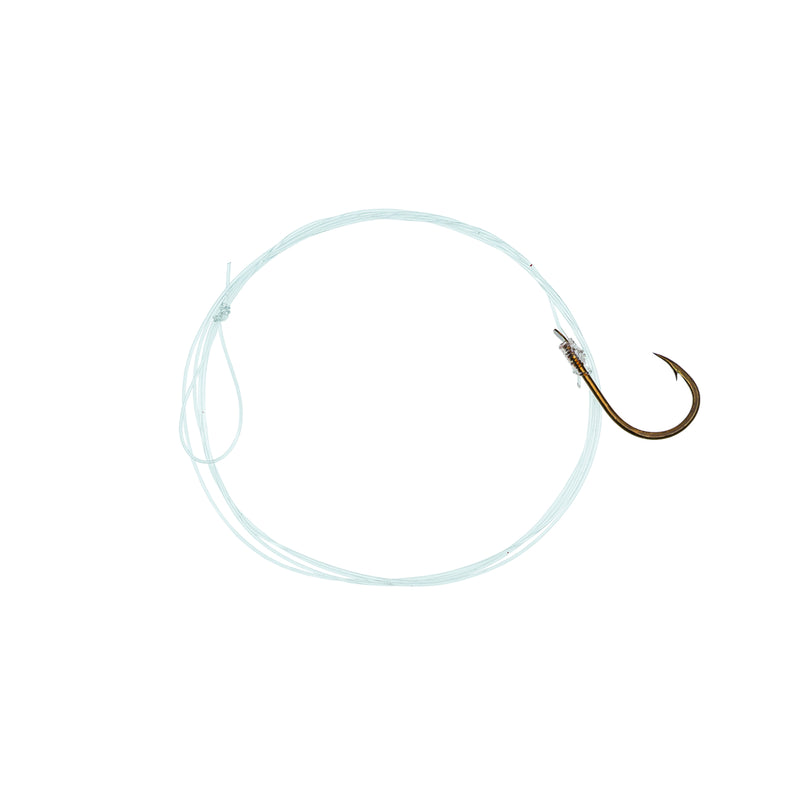 Load image into Gallery viewer, PRESIDENT BRONZE SNELLED HOOK