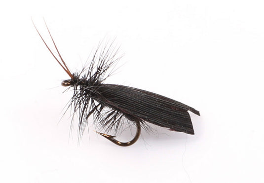 CADDIS BLACK TENT Dry Fly