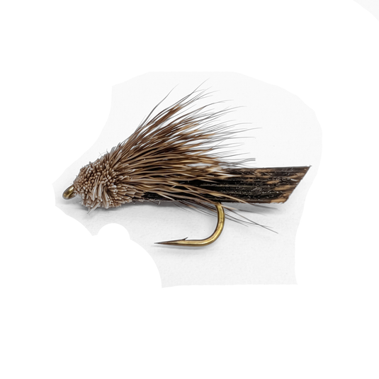 Silver Muddler Hopper Dry Fly