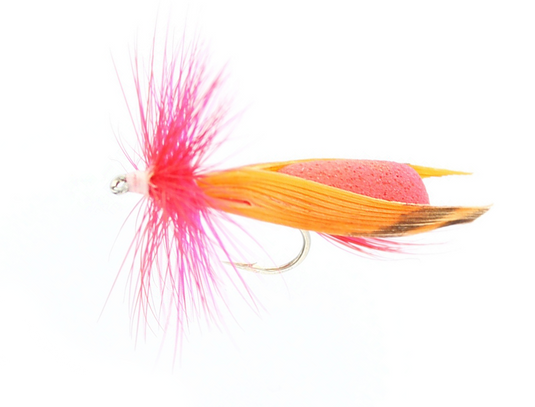 RED FLOATING FOAM DRY SNELLED FLY