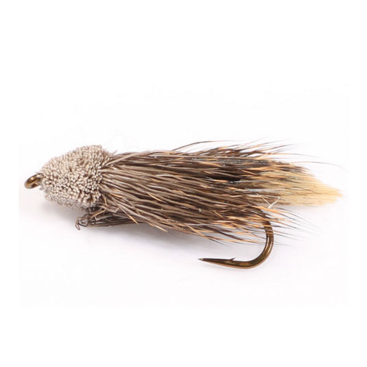 GOLD Muddler Snelled Fly