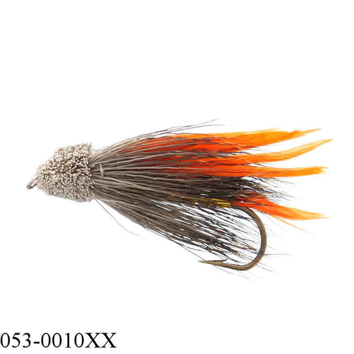 MUDDLER ORANGE Snelled Fly