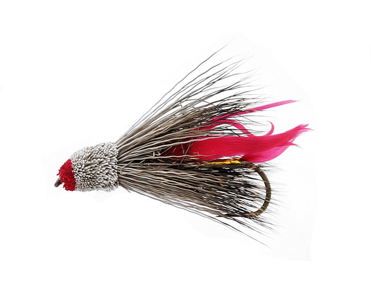 MUDDLER GOLD RED HEAD Snelled Fly