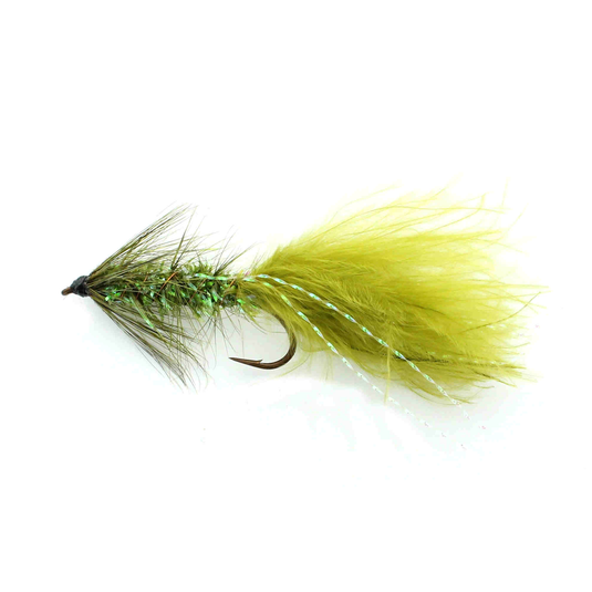 WOOLY BUGGER OLIVE KRYSTAL FLASH Streamer