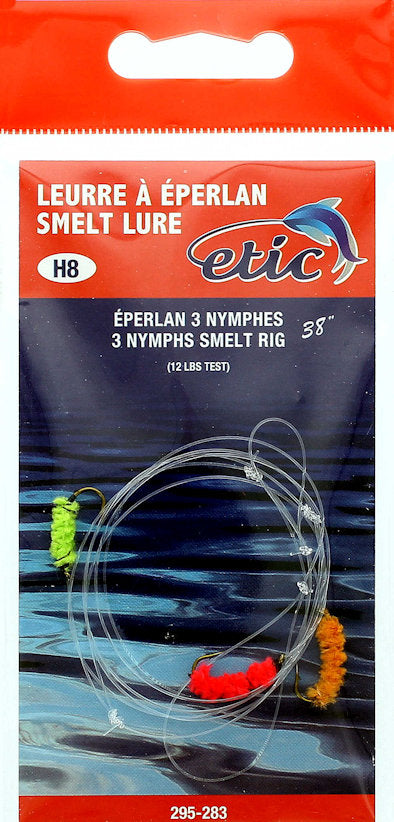NYMPHES DE PÊCHE À L'ÉPERLAN