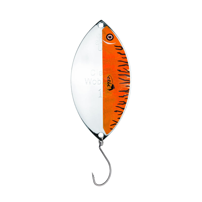 Load image into Gallery viewer, CLEAR WOBBLER SPOON SILVER / TAPE SERIE
