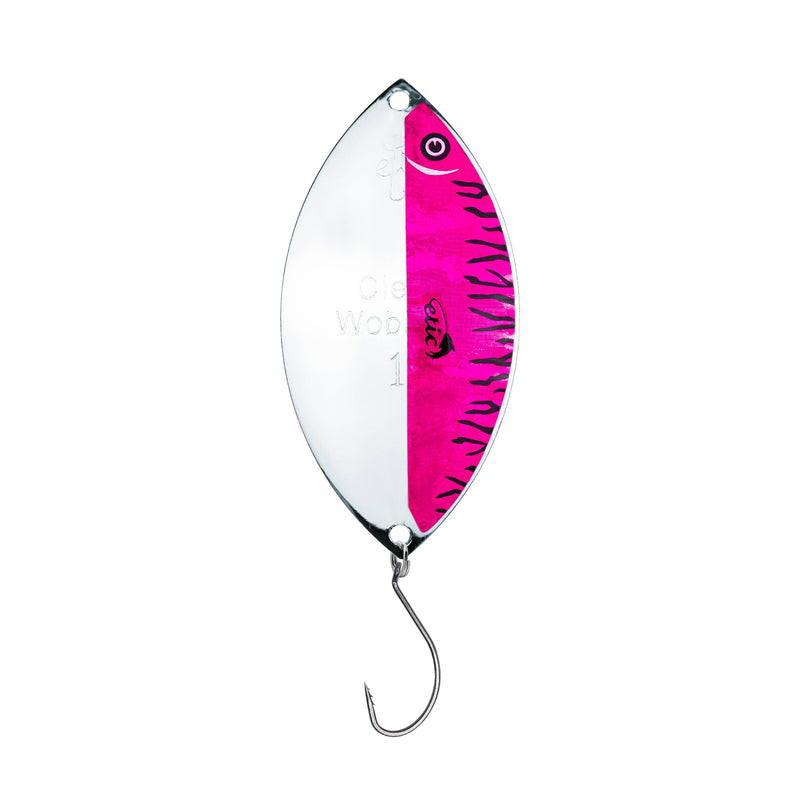 Load image into Gallery viewer, CLEAR WOBBLER SPOON SILVER / TAPE SERIE
