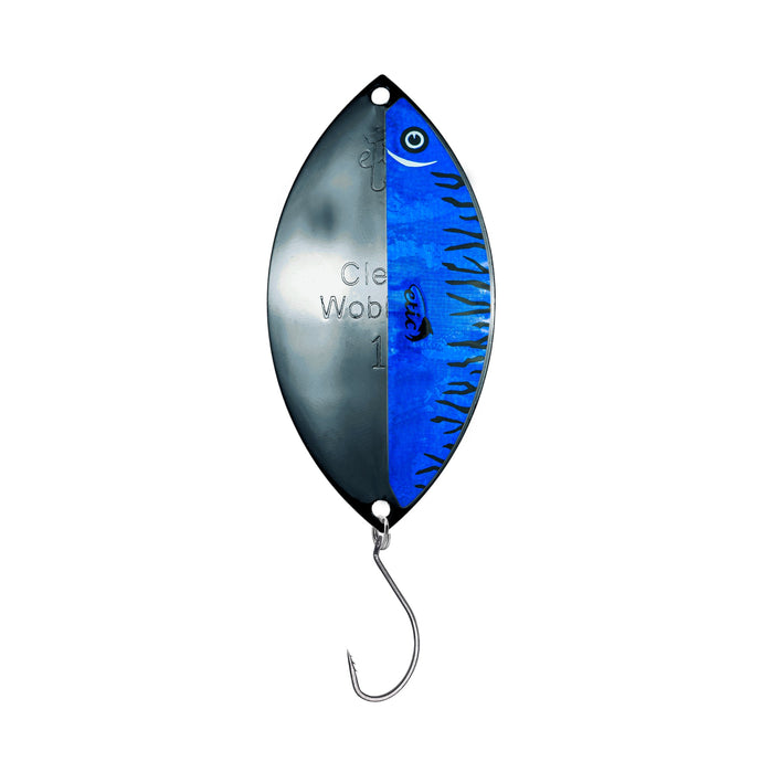 CLEAR WOBBLER SPOON BLACK / TAPE SERIE