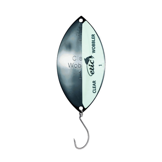 CLEAR WOBBLER SPOON BLACK / TAPE SERIE
