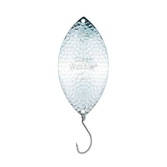 CLEAR WOBBLER SPOON HAMMERED MAGNUM SERIE