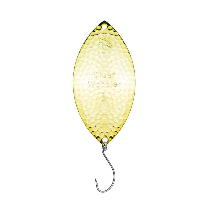 Load image into Gallery viewer, CLEAR WOBBLER SPOON HAMMERED MAGNUM SERIE
