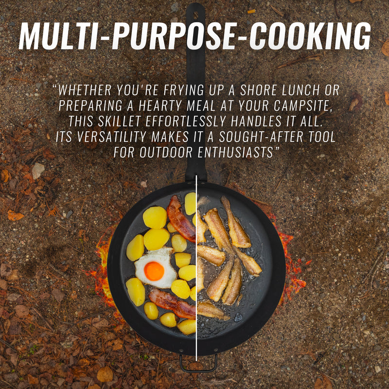 Load image into Gallery viewer, SHORE LUNCH CARBON STEEL SKILLET
